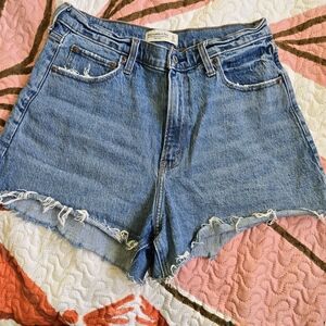 Abercrombie & Fitch Distressed Denim Shorts